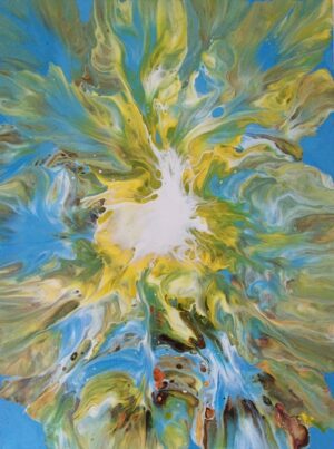 Autumnal Waters 80 x 40 x 2 cms