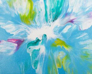 Floating Flowers 50 x 40 x 2 cms