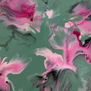 Floating Pinks - 42 x 30 x 2cms