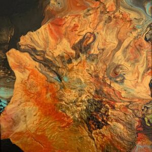 Gilding the Lily 30 x 40 x 2 cms