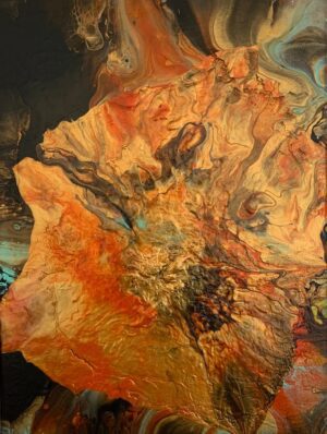 Gilding the Lily 30 x 40 x 2 cms