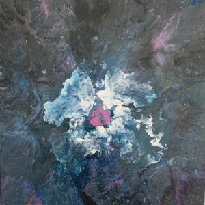 Light in the Sky 60 x 60 x 4 cms