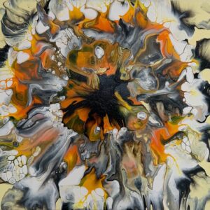 Marigold Emerging 59 x 41 x 2 cms