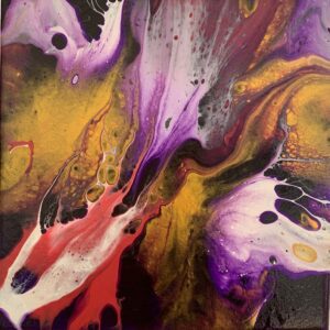 Molten Gold 60 x 60 x 4 cms