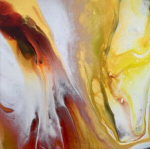 Number 5 20 x 20 x 3.5 cms