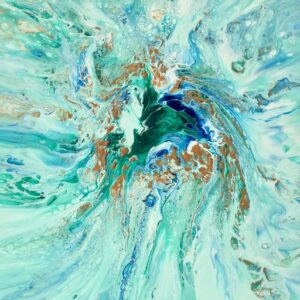 Ocean Swirl No. 1 60 x 90 x 4 cms
