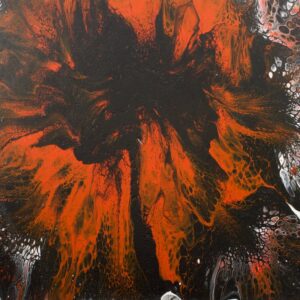 Orange Bliss 60 x 50 x 2 cms