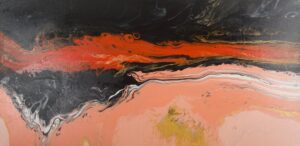Orange Crush No. 2 100 x 50 x 2 cms