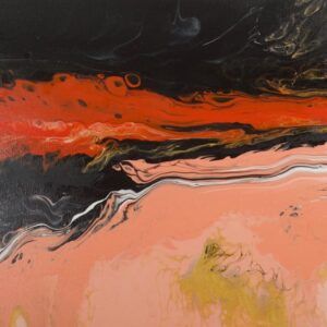 Orange Crush No. 2 100 x 50 x 2 cms