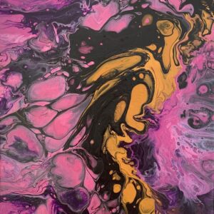 Pink Gold Whirlpool 39.5 x 59.5 x 2 cms