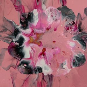 Pink Posy 42 x 29.5 x 2 cms