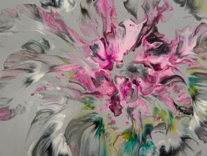 Pinks in the Wind 80 x 60 x 4 cms