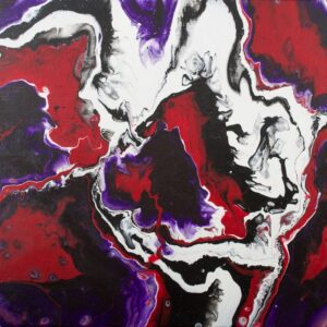 Purple Haze 60 x 50 x 2 cms