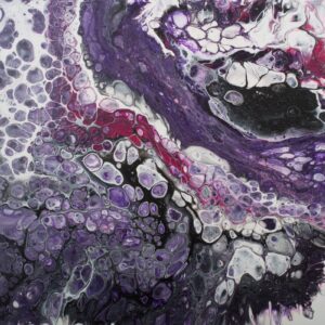 Purple Profusion No. 2 80 x 60 x 2 cms