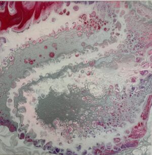 Silver Cyclone 50 x 50 x 2 cms