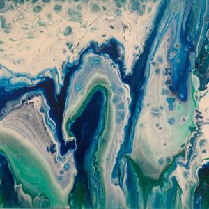 Sudden Sea Swell 80 x 60 x 2 cms