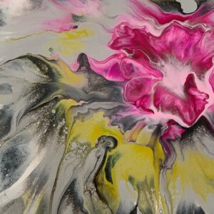 Unfurling Flower 41.5 x 29.5 x 2 cms