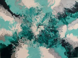 Waters Rift 101 x 75 x 4 cms