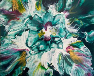Green Splendour 60.5 x 50.5 x 2 cms