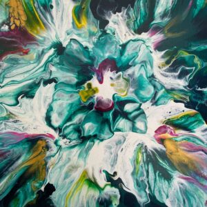 Green Splendour 60.5 x 50.5 x 2 cms