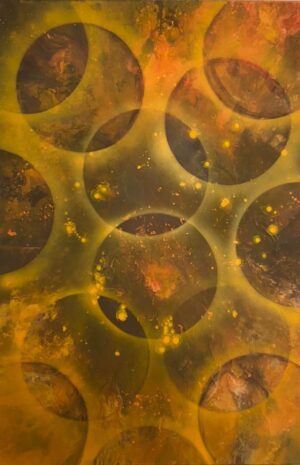 Golden Globes 91 x 61 x 2cms
