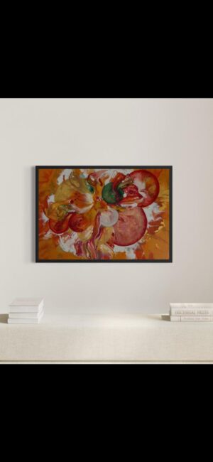 Ebullience 41 x 59 x 2cms