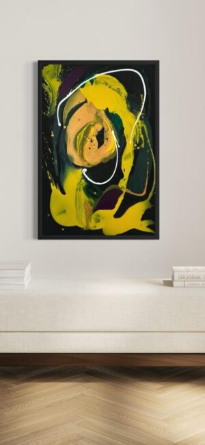 Luminous Spiral 91 x 61 x 2cms